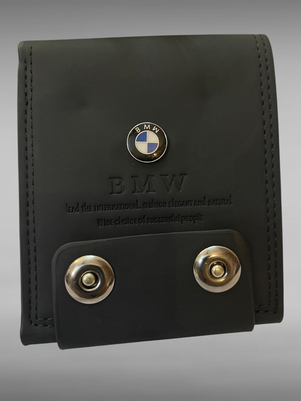 BMW Genuine Leather Snap Closure Wallet