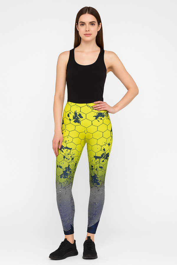 Women's Printed Stretch Leggings – High Waist Activewear