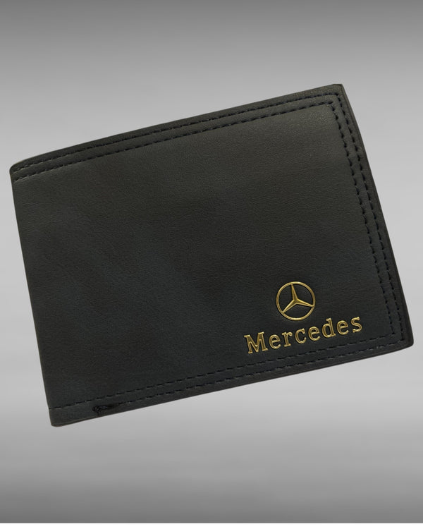 Luxury Mercedes Bi-Fold Leather Wallet