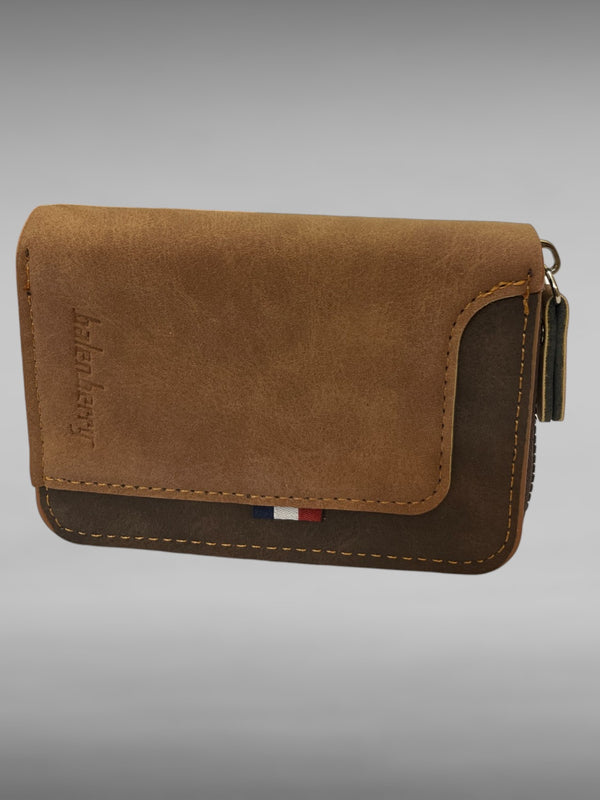 Compact Zipper Card Holder Wallet