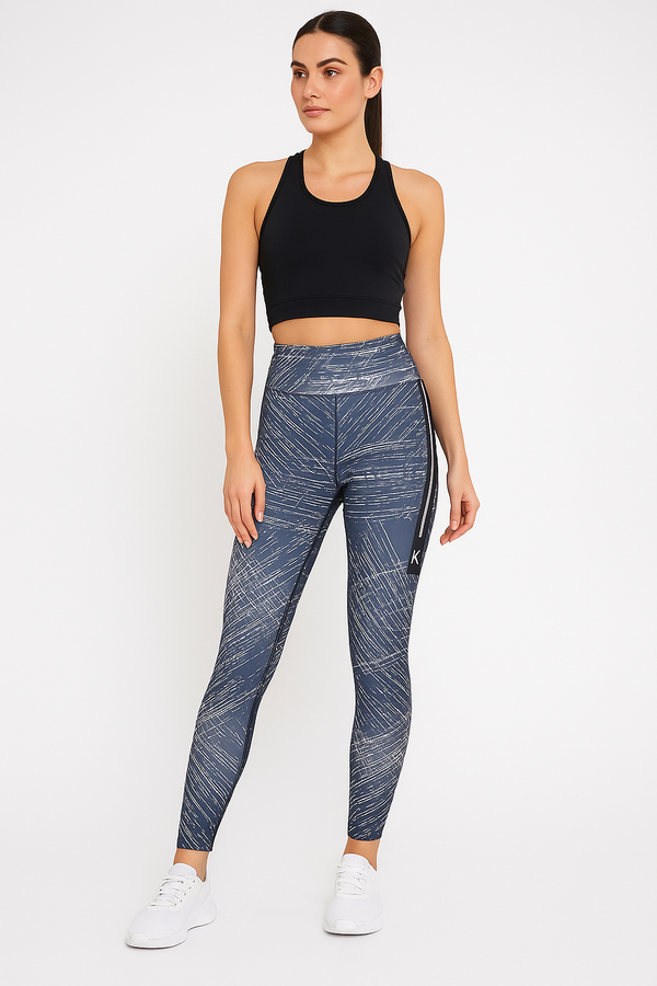 Women's Printed Stretch Leggings – High Waist Activewear
